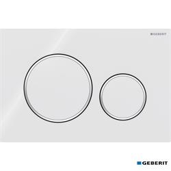 PLACCA SIGMA 20 BIANCO/CROMO/BIANCO GEBERIT 115.882.KJ.1
