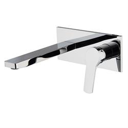 PARTE ESTERNA LAVABO A PARETE SERIE 4 CON BOCCA 203mm CROMO FRATTINI