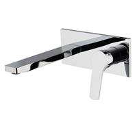 PARTE ESTERNA LAVABO A PARETE SERIE 4 CON BOCCA 203mm CROMO FRATTINI