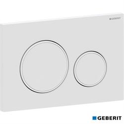 PLACCA SIGMA 20 BIANCO OPACO/BIANCO ANTIMPRONTA GEBERIT 115.882.01.1