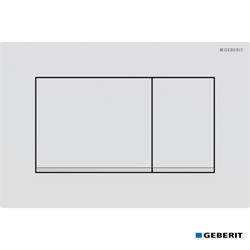 PLACCA SIGMA 30 BIANCO OPACO/CROMO ANTIMPRONTA GEBERIT 115.883.JT.1