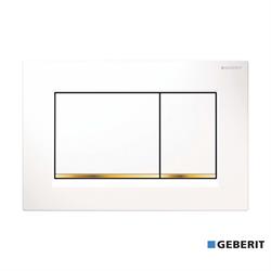 PLACCA SIGMA 30 BIANCO/ORO BIANCO GEBERIT