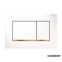 PLACCA SIGMA 30 BIANCO/ORO BIANCO GEBERIT