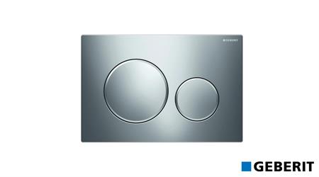 PLACCA SIGMA 20 CROMO/SATINATO/CROMO GEBERIT 115.882.KH.1