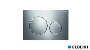 PLACCA SIGMA 20 CROMO/SATINATO/CROMO GEBERIT 115.882.KH.1