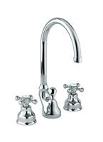 BATTERIA LAVABO TREFORI CANNA ALTA SERIE ANAIS CROMO EURORAMA