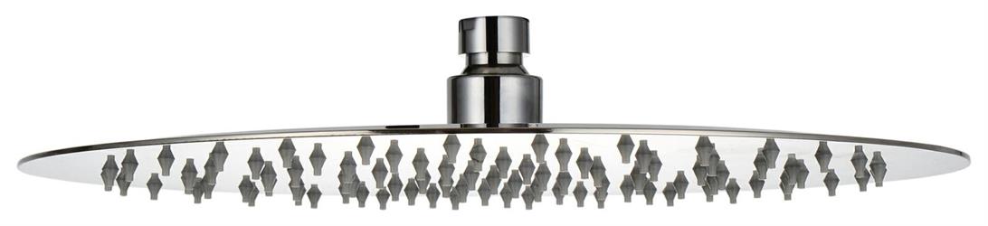 SOFFIONE DOCCIA TONDO DA 30 RELAX INOX CROMO DAMAST