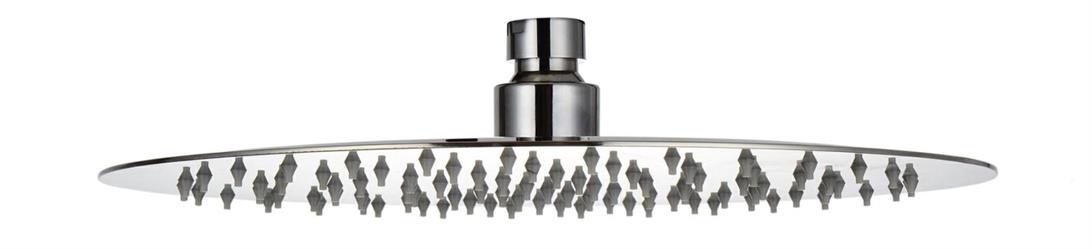 SOFFIONE DOCCIA TONDO DA 20 RELAX INOX CROMO DAMAST