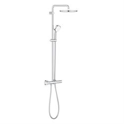 COLONNA DOCCIA TEMPESTA C/MIX TERMOSTATICO E SOFFIONE TONDO 25cm GROHE