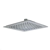 SOFFIONE DOCCIA QUADRO 23X23 ABS CROMATO ULTRAPIATTO
