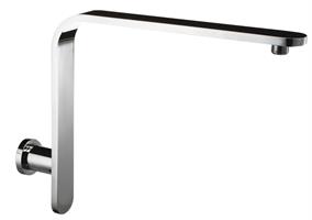 BRACCIO DOCCIA A SBALZO 33X28 LYBRA TONDO CROMO DAMAST