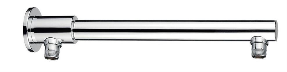 BRACCIO DOCCIA ARIES 40CM C/DEVIATORE OTTONE CROMO DAMAST