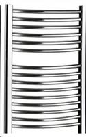 TERMOARREDO 111X55 INT 50 CROMO CURVO SANREMO LAZZARINI