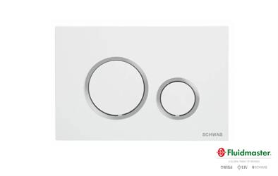 PLACCA VELA BIANCO CROMO SCHWAB