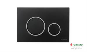 PLACCA VELA NERO CROMO SCHWAB