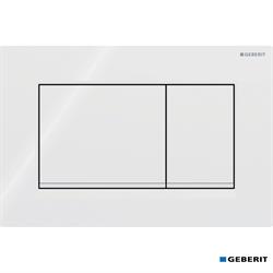 PLACCA SIGMA 30 BIANCO/BIANCO OPACO ANTIMPRONTA GEBERIT 115.883.11.1