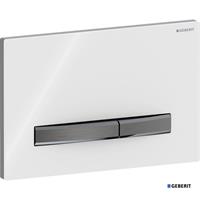 PLACCA SIGMA 50 BIANCO NERO CROMATO GEBERIT 115.671.11.2