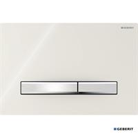 PLACCA SIGMA 50 VETRO GRIGIO SABBIA CROMATO GEBERIT 115.788.JL.2