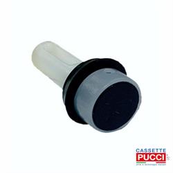 PISTONCINO CON GUARNIZIONE LABBRO PER CASSETTE RAME