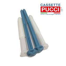 KIT 2 VITI BIANCHE E 2 VITI BLU X REGISTRO E FISSAG.PROLUNGATO 7CM PUCCI