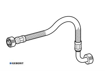 FLESSIBILE RESISTENTE ALL'ACQUA DI MARE PER CASSETTA INC. SIGMA8 GEBERIT