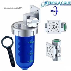 DOSATORE 1/2 CON ATTACCHI RUOTABILI + BY PASS + CHIAVE EUROACQUE