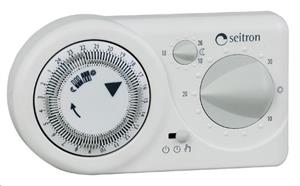 CRONOTERMOSTATO ELETTRONICO GIORNALIERO TEMPORA SEITRON
