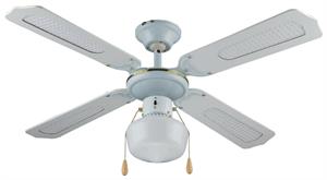 VENTILATORE DA SOFFITTO 55W C.LAMPADA 60W MOD.DCF-121 BCO VINCO