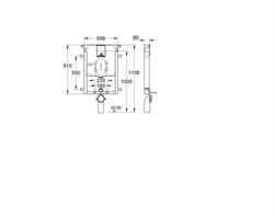 CASSETTA INCASSO UNISET WC SOSPESI GROHE