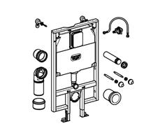 CASSETTA INCASSO WC SOSPESI PER CARTONGESSO RAPID SL GROHE