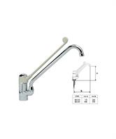 MIX MONO 283 CLASSIC 250X350 CON BOCCA ORIENTABILE E LEVA CLINICA RIVER