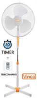 VENTILATORE A PIANTANA 40cm 45W CON TELECOMANDO VINCO