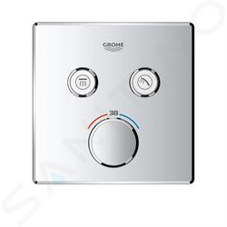 PARTE ESTERNA MISCELATORE TERMOSTATICO A 2 VIE GROHE SMARTCONTROL CROMO