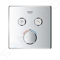 PARTE ESTERNA MISCELATORE TERMOSTATICO A 2 VIE GROHE SMARTCONTROL CROMO