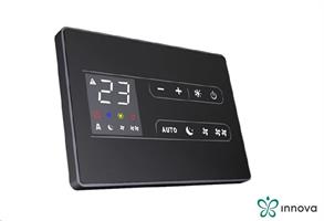 COMANDO ELETTR.A MURO NERO M6 C/TERMOSTATO WIFI INNOVA