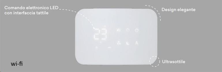 COMANDO NEW A MURO BIANCO M7 C/TERMOSTATO WIFI INNOVA